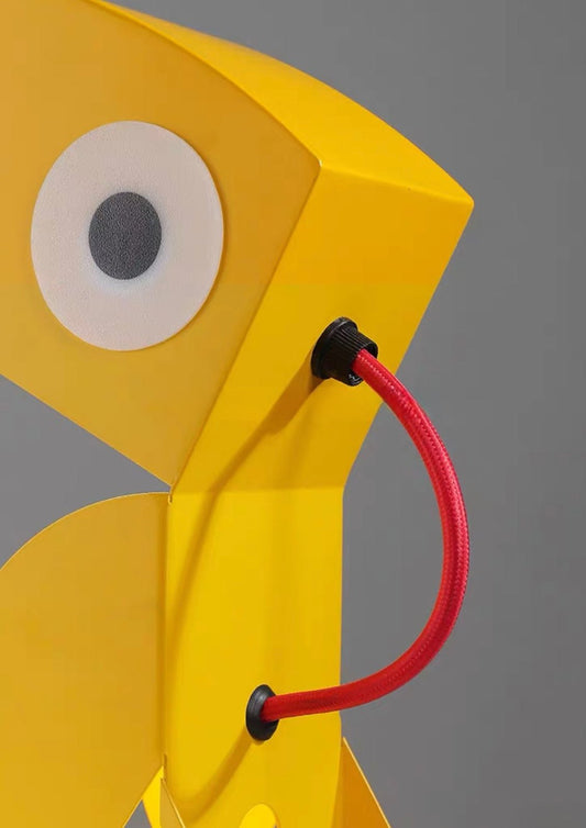 Whimsical Eclectic Memphis Cute Parrot Table Lamp for Study - Full Spectrum Eye Protection Decorative Desk Lamp