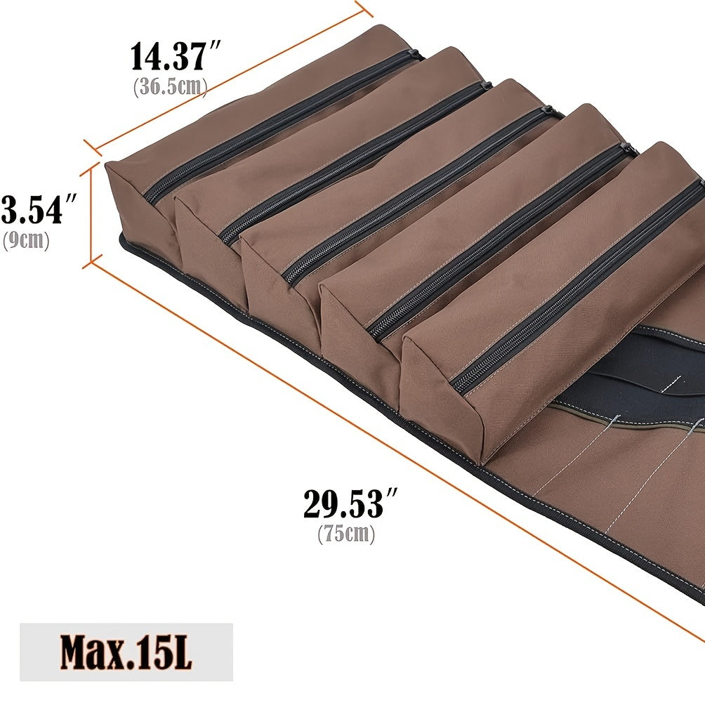 Mechanic's Roll Tool Bag Organizer